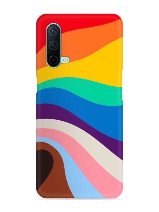 Minimal Pride Art Snap Case for Oneplus Nord Ce (5G) Zapvi