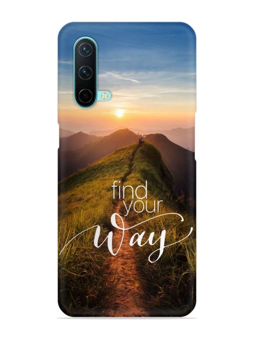 Find Your Way Snap Case for Oneplus Nord Ce (5G) Zapvi