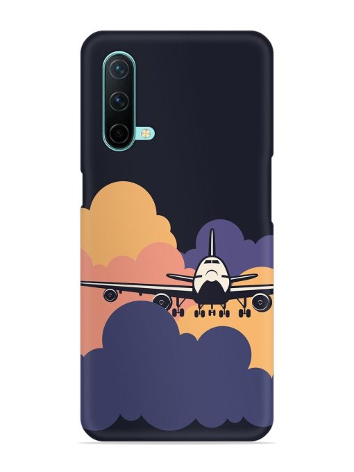 Aeroplane vector Snap Case for Oneplus Nord Ce (5G) Zapvi