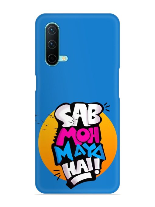 Sab Moh Moya Snap Case for Oneplus Nord Ce (5G)