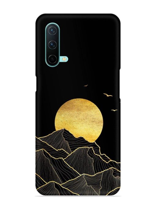 Golden Sunrise Snap Case for Oneplus Nord Ce (5G) Zapvi