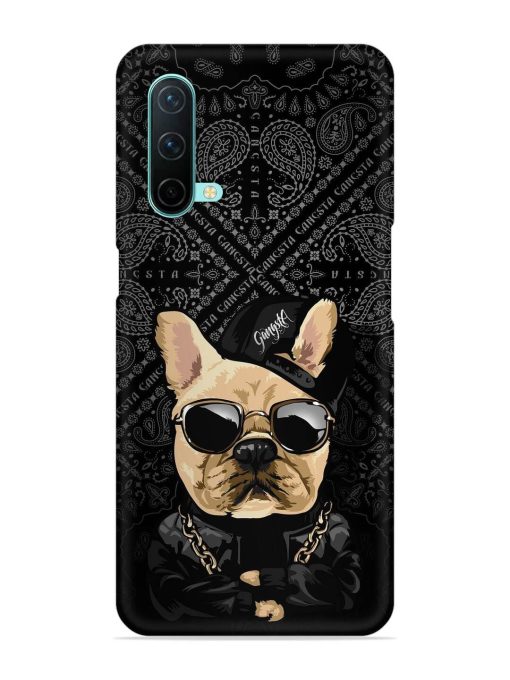 Gangsta Cool Sunglasses Dog Snap Case for Oneplus Nord Ce (5G) Zapvi