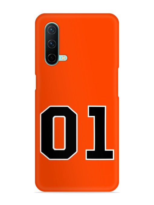 01 Number Snap Case for Oneplus Nord Ce (5G)