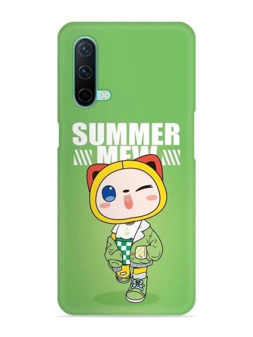 Summer Mew Snap Case for Oneplus Nord Ce (5G) Zapvi