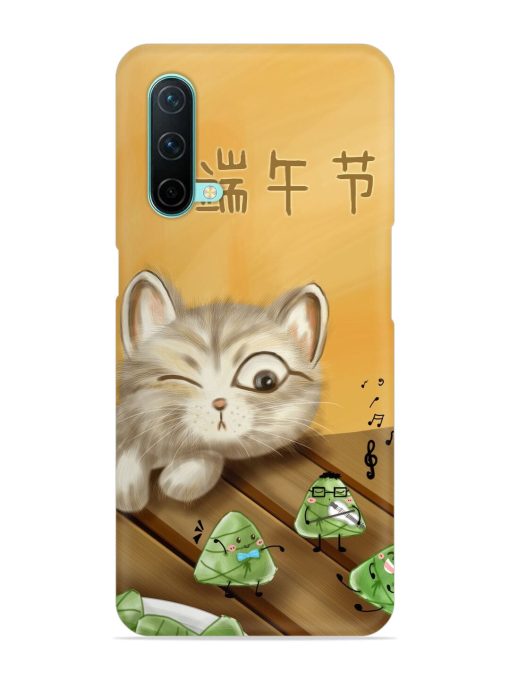 Cat Scorpion Dancing Snap Case for Oneplus Nord Ce (5G) Zapvi