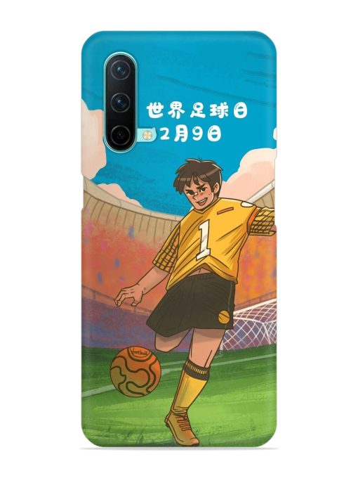 Soccer Kick Snap Case for Oneplus Nord Ce (5G) Zapvi