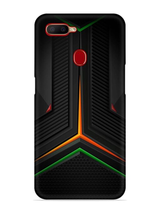 Orange Triangle Light Snap Case for Oppo A11K Zapvi