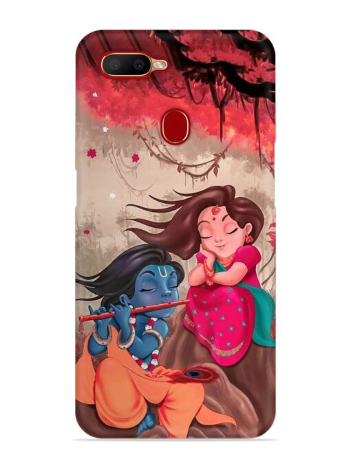 Radhe Krishna Water Art Snap Case for Oppo A11K Zapvi