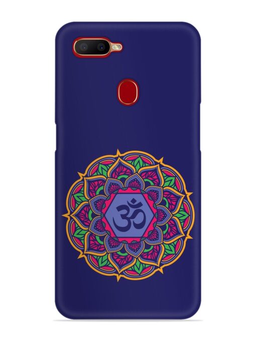 Om Mandala Art Blue Snap Case for Oppo A11K Zapvi