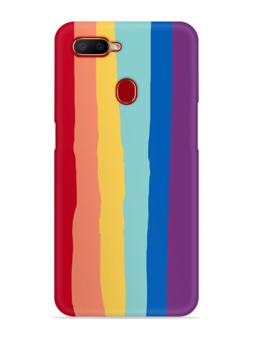 Rainbow Genuine Liquid Snap Case for Oppo A11K Zapvi