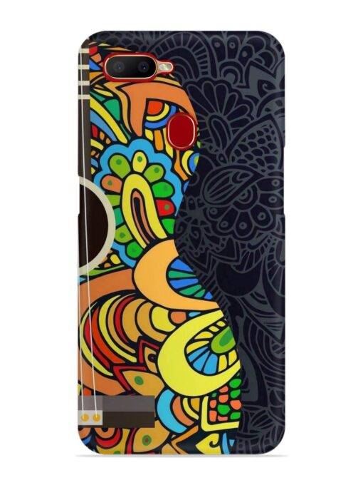 Guitar Vector Art Snap Case for Oppo A11K Zapvi