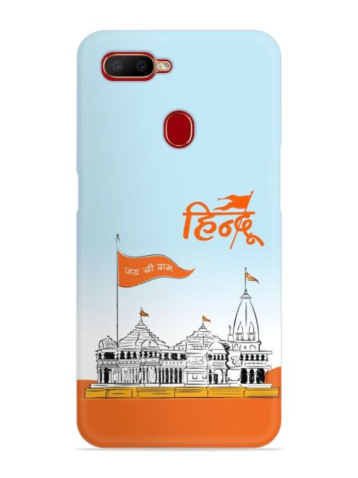 Ram Mandir Hindu Snap Case for Oppo A11K Zapvi