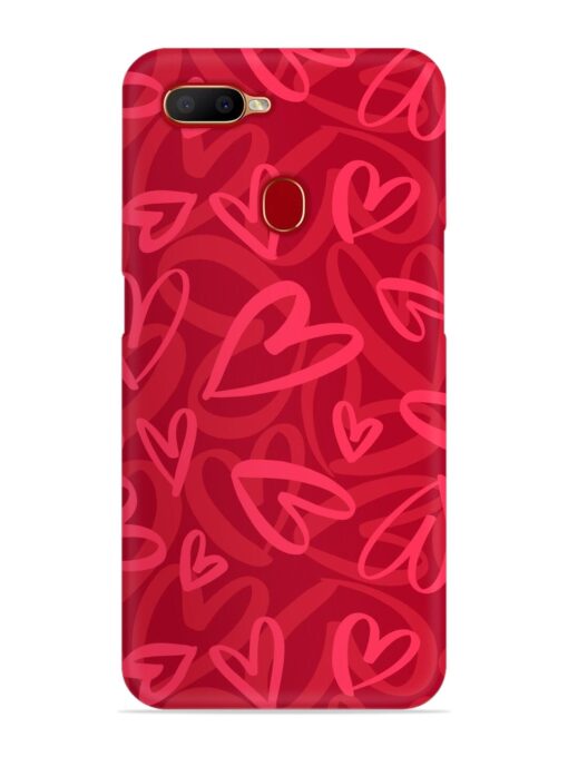 Seamless Romantic Pattern Snap Case for Oppo A11K Zapvi