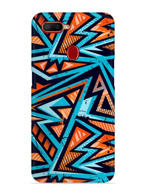 Abstract Seamless Grunge Snap Case for Oppo A11K Zapvi