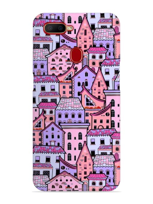 Seamless Pattern Houses Snap Case for Oppo A11K