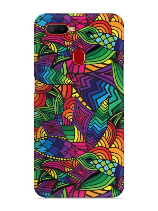 Abstract Multicolor Seamless Snap Case for Oppo A11K Zapvi