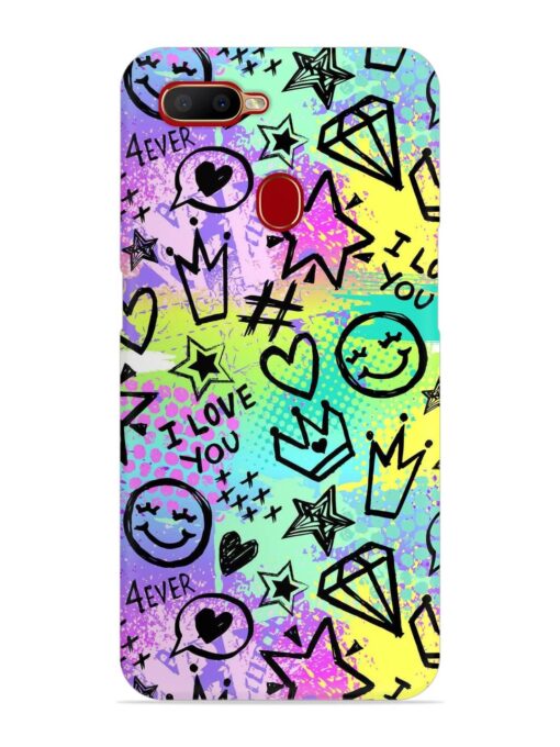 Bright Seamless Pattern Snap Case for Oppo A11K Zapvi