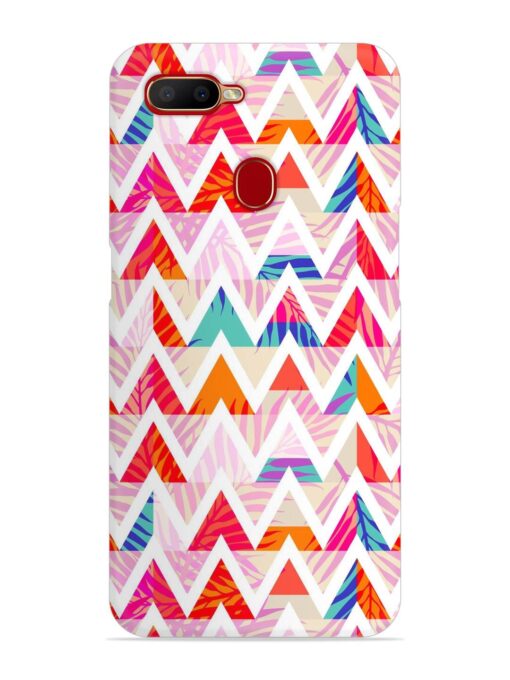 Abstract Triangle Background Snap Case for Oppo A11K Zapvi