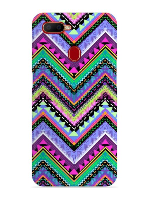 Tribal Aztec Print Snap Case for Oppo A11K Zapvi