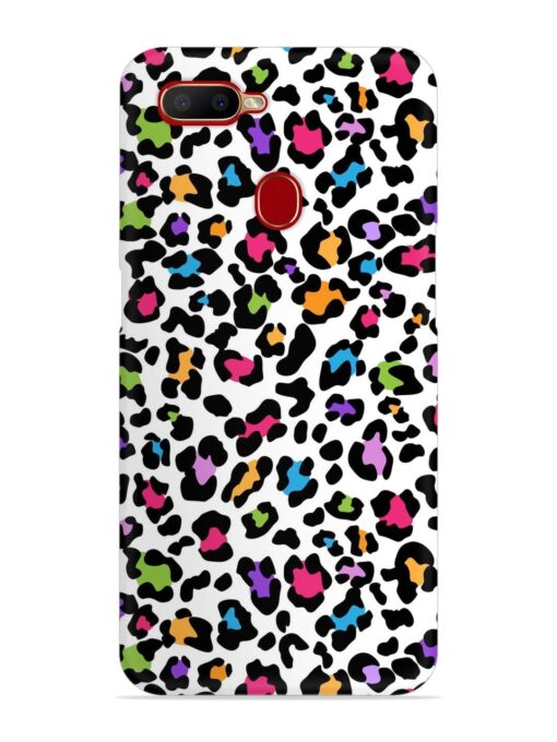 Seamless Leopard Pattern Snap Case for Oppo A11K Zapvi