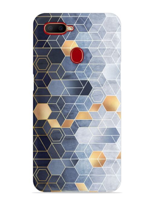 Geometric Abstraction Hexagons Snap Case for Oppo A11K Zapvi