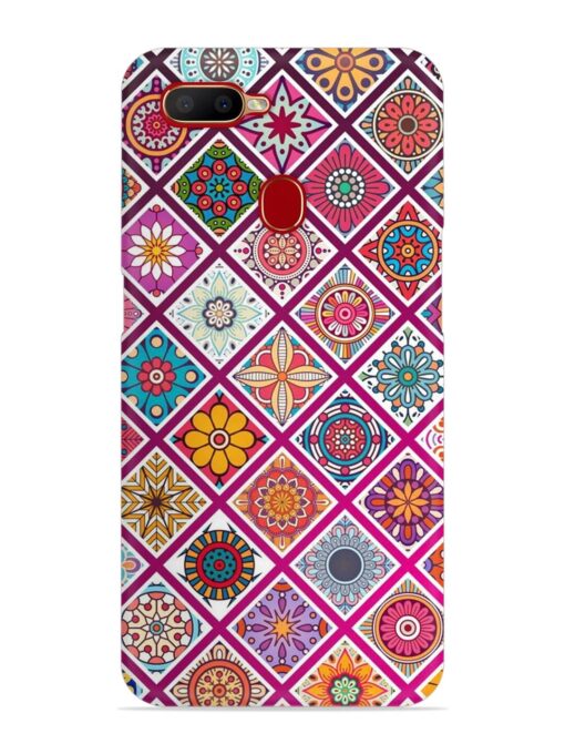 Seamless Tile Pattern Snap Case for Oppo A11K