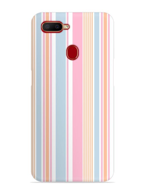 Stripe Seamless Pattern Snap Case for Oppo A11K Zapvi