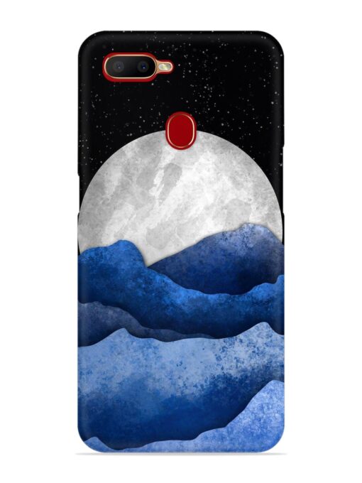 Full Moon Mountain Vector Snap Case for Oppo A11K Zapvi