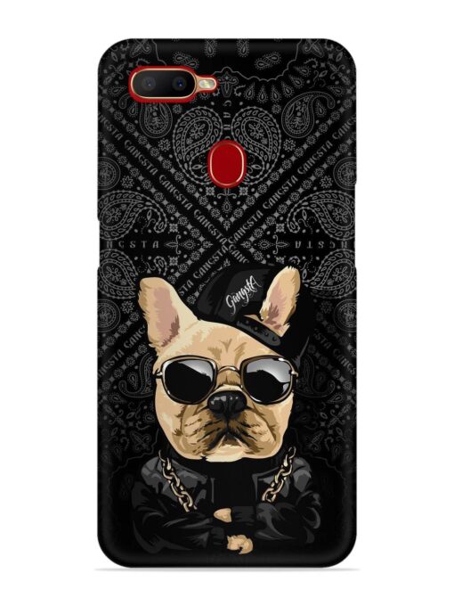 Gangsta Cool Sunglasses Dog Snap Case for Oppo A11K Zapvi