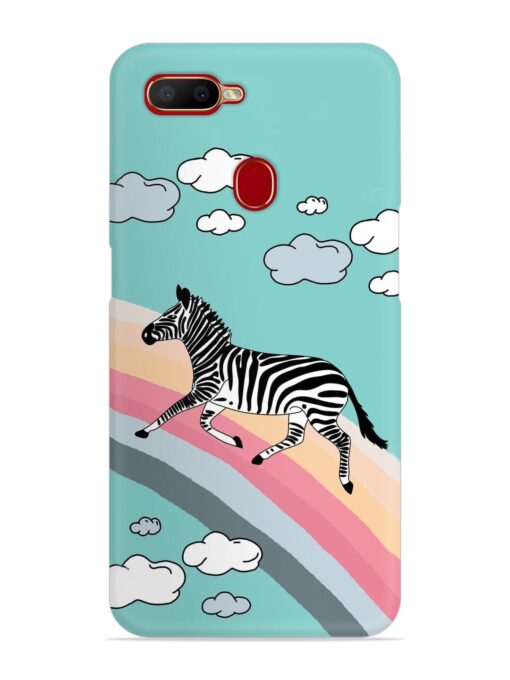 Running Zebra Snap Case for Oppo A11K Zapvi