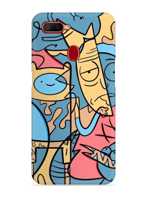 Silly Face Doodle Snap Case for Oppo A11K Zapvi