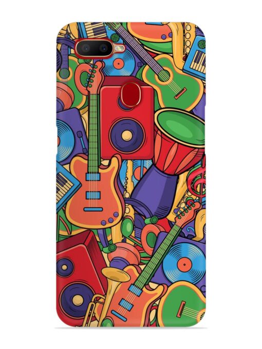 Colorful Music Art Snap Case for Oppo A11K Zapvi