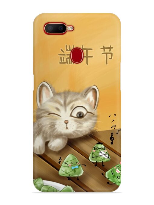 Cat Scorpion Dancing Snap Case for Oppo A11K Zapvi