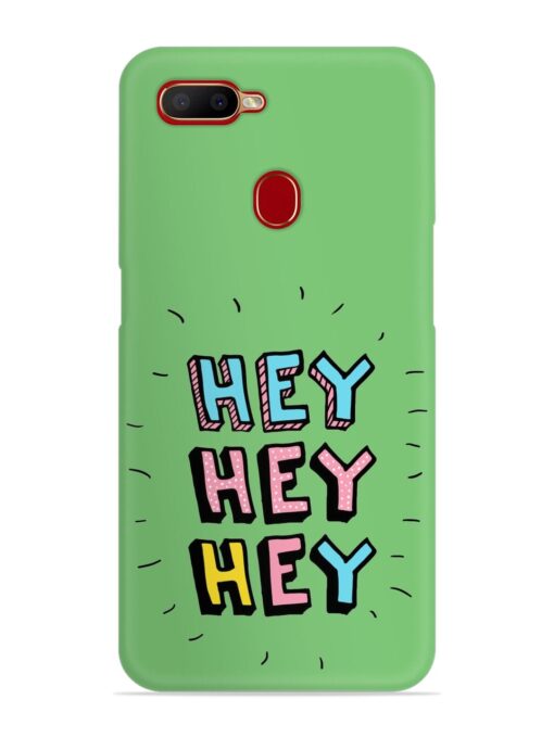 Hey Vector Cartoon Snap Case for Oppo A12