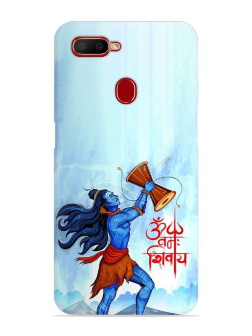 Illustration Lord Shiva Snap Case for Oppo A12 Zapvi