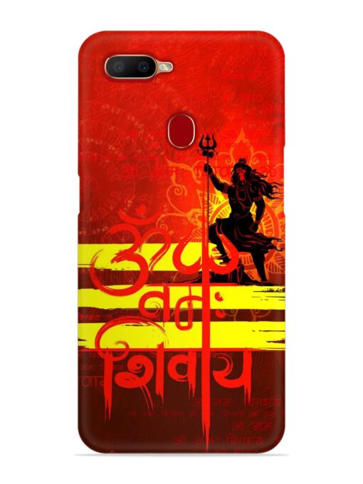 Illustration Lord Shiva Snap Case for Oppo A12 Zapvi