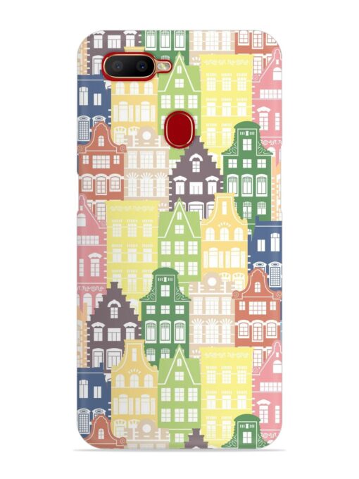 Seamless Shapes Pattern Snap Case for Oppo A12