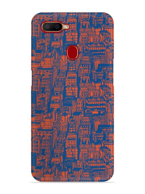 Hand Drawn Seamless Snap Case for Oppo A12 Zapvi