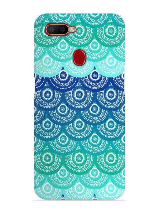 Ethnic Seamless Pattern Snap Case for Oppo A12