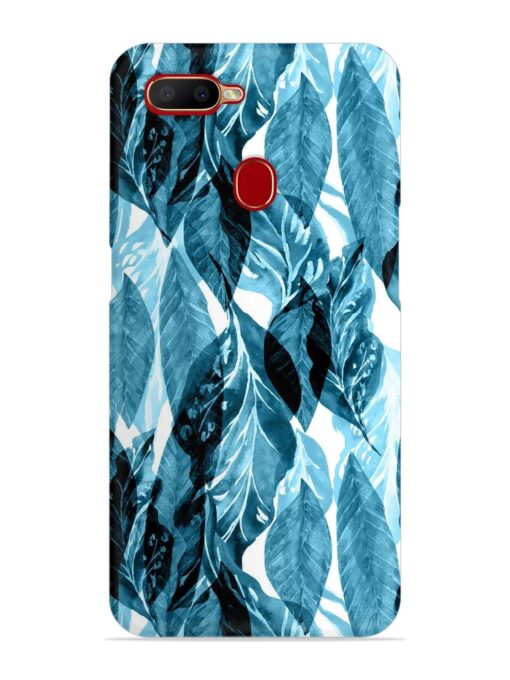 Leaves Pattern Jungle Snap Case for Oppo A12