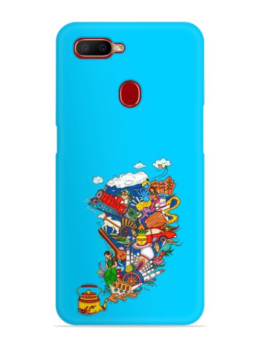 Vector Design Indian Snap Case for Oppo A12