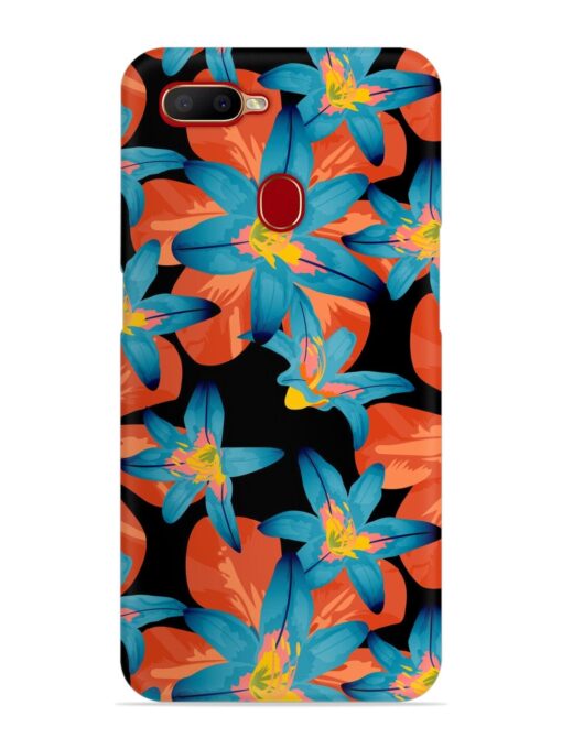 Philippine Flowers Seamless Snap Case for Oppo A12 Zapvi