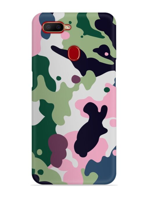 Seamless Funky Camouflage Snap Case for Oppo A12