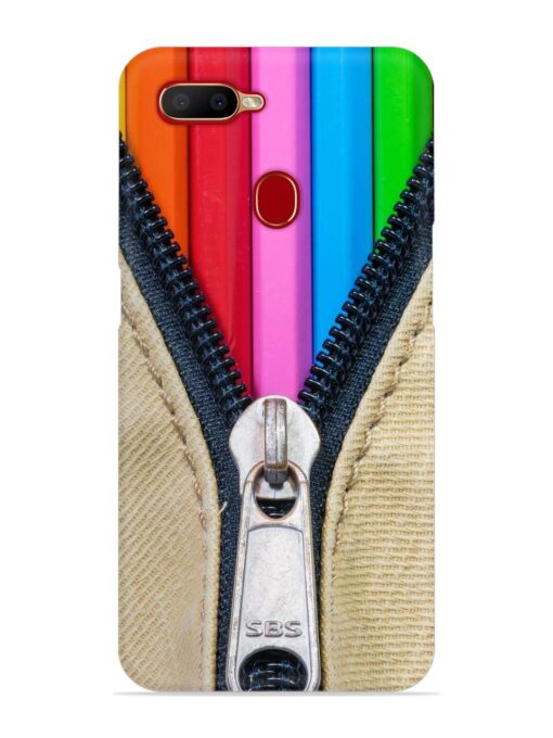 Zip In Color Snap Case for Oppo A12 Zapvi