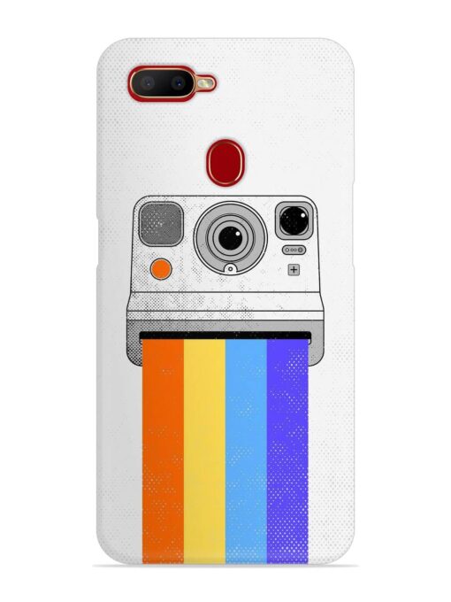 Retro Camera Art Snap Case for Oppo A12 Zapvi