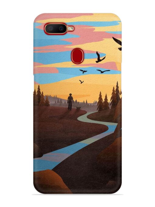 Natural Landscape Art Snap Case for Oppo A12