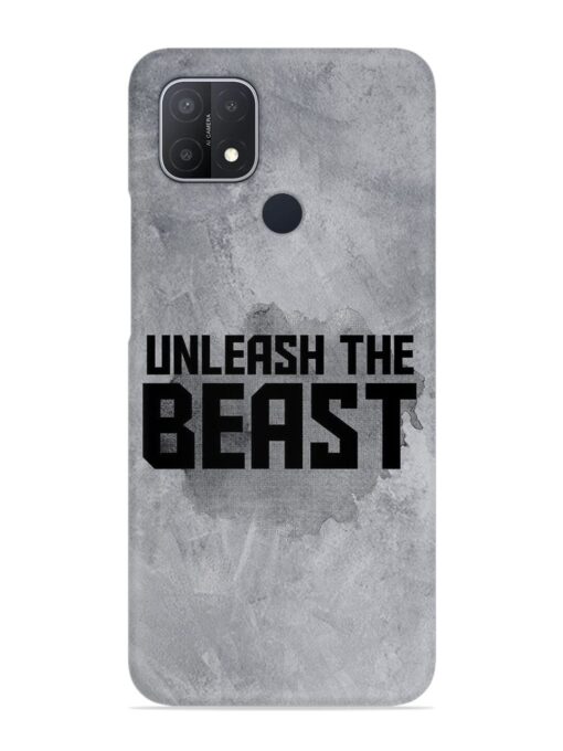 Unleash The Beast Snap Case for Oppo A15 Zapvi