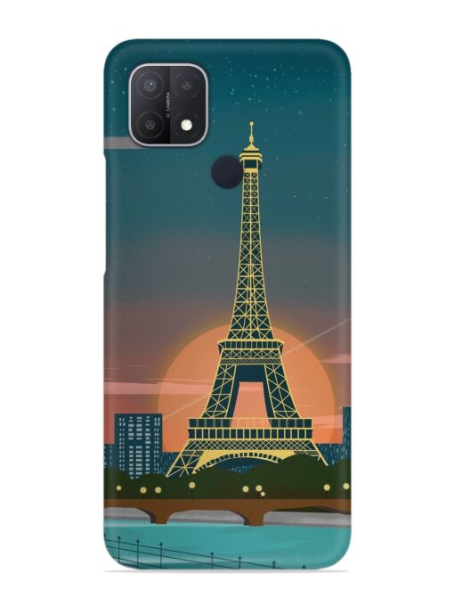 Scenery Architecture France Paris Snap Case for Oppo A15 Zapvi