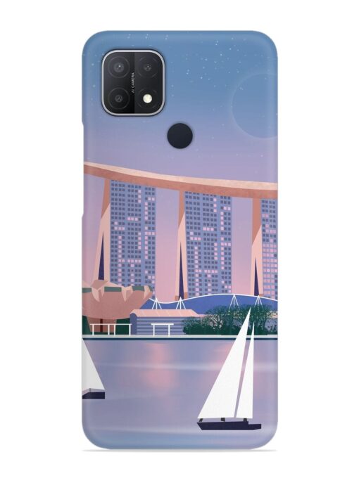 Singapore Scenery Architecture Snap Case for Oppo A15 Zapvi