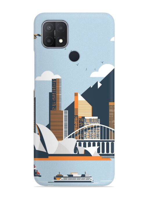 Sydney Opera Landscape Snap Case for Oppo A15 Zapvi